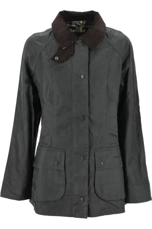 Barbour Jakke, Dame, Sort, 3XL, Bomuld, Sort Vandtæt Jakke Klassisk Beadnell Stil