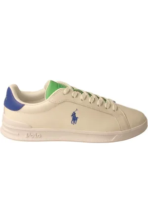 Ralph Lauren Sko, Herre, Flerfarvet, 43 EU, Læder, Læder Sneakers