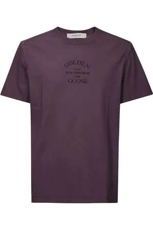 Golden Goose Top, Herre, Lilla, S, Bomuld, Journey Regular T-Shirt