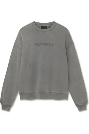 Axel Arigato Sweathshirts & Hoodies, Herre, Grå, XL, Bomuld, Distort Washed Sweatshirt