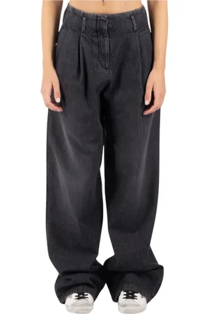 Golden Goose Jeans, Dame, Sort, S, Bomuld, Loose-Fit Jeans