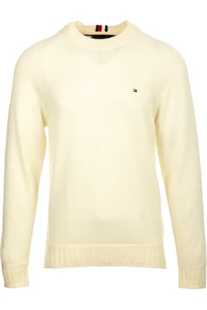 Tommy Hilfiger Strik, Herre, , XL, Uld, Hvide Villa Sweaters