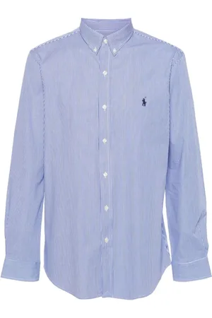 Ralph Lauren Skjorte, Herre, Blå, S, Bomuld, Casual Skjorte