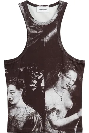 Soulland Top, Dame, Flerfarvet, 2XS/XS, Polyester, Nova Top