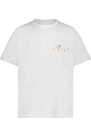 FLÂNEUR Top, Herre, Hvid, L, T-shirts