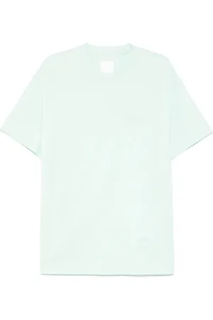 Givenchy Top, Herre, Grøn, S, Bomuld, T-shirts og poloer med præget logo og rund hals