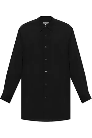 Y-3 Skjorte, Herre, Sort, XL, Bomuld, Skjorte med lomme