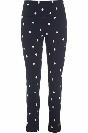 Bitte Kai Rand Bukser, Dame, Sort, S, Uld, Harlequin Drops Slim-Fit Bukser