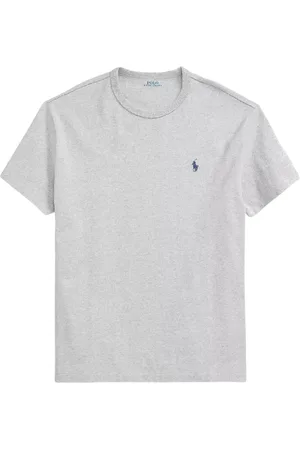 Ralph Lauren Top, Herre, Grå, 2XL, Bomuld, Heavyweight Jersey T-Shirt