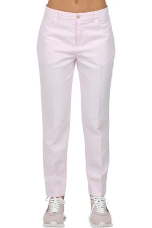 Aspesi Bukser, Dame, Lyserød, S, Bomuld, Slim-fit Bukser