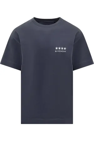 Givenchy Top, Herre, Blå, S, Bomuld, Standard Kortærmet T-shirt