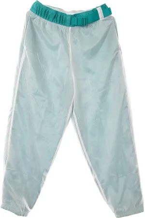 Nike Bukser, Dame, Grøn, XS, Uld, Mesh Bukser med høj talje