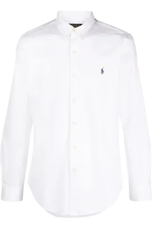 Ralph Lauren Skjorte, Herre, Hvid, XL, Bomuld, Cotton Chemise