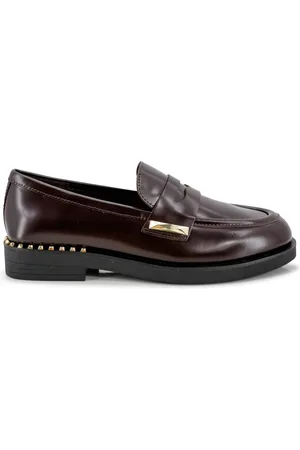 Ash Sko, Dame, Brun, 38 EU, Læder, Brushed Leather Slip-On Loafers