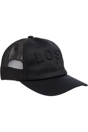Armani Exchange Tilbehør, Herre, Sort, ONE SIZE, Justerbar Cap med almindeligt logo