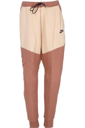 Nike Bukser, Herre, Lyserød, XL, Bomuld, Tech Fleece Bukser Mineral Clay/Hvid