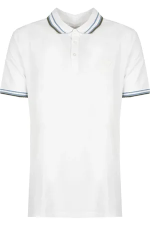 Guess Top, Herre, Hvid, S, Bomuld, Fitted Polo Shirt