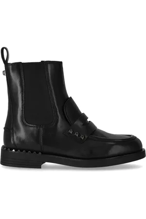 Ash Sko, Dame, Sort, 41 EU, Læder, Wings Studs Chelsea Ankelstøvle
