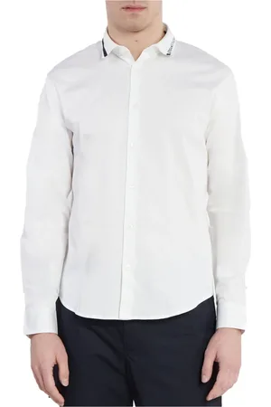 Armani Exchange Skjorte, Herre, Hvid, S, Bomuld, Skjorte