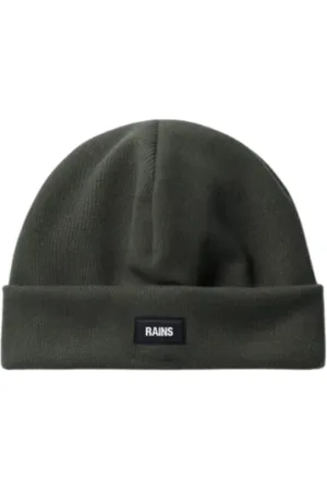Rains Tilbehør, unisex, Grøn, ONE SIZE, Uld, Foldbar Vandtæt Hat