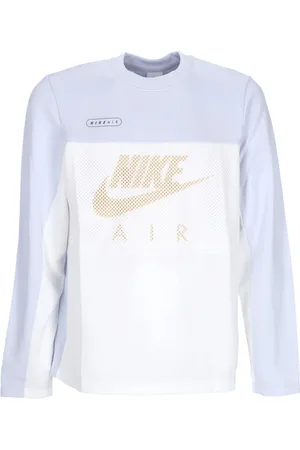 Nike Top, Herre, Flerfarvet, S, Uld, Sporty Langærmet Crew T-shirt