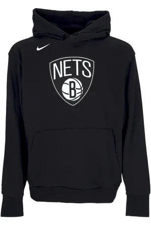 Nike Sweathshirts & Hoodies, Herre, Sort, S, Bomuld, Brooklyn Nets Fleece Hoodie