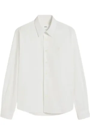 Ami Skjorte, Herre, Hvid, 3XL, Bomuld, Klassisk Hjerteven-Skjorte