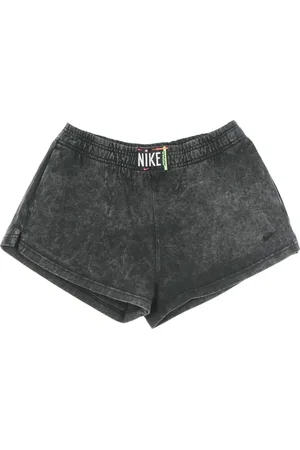 Nike Sport, Dame, Sort, L, Bomuld, Shorts til sport i høj talje