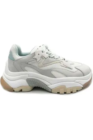 Ash Sko, Dame, Grå, 40 EU, Læder, Addict Lace-Up Sneaker