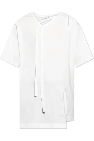 Y-3 Top, Herre, Hvid, L, Bomuld, T-shirt med slidse