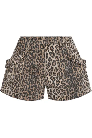 R13 Shorts, Dame, , W27, Bomuld, Animal Print Shorts