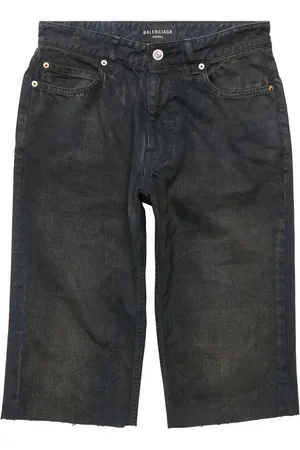Balenciaga Shorts, Herre, Brun, M, Bomuld, Slim Shorts