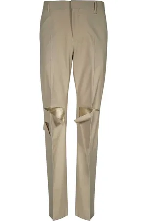 Givenchy Bukser, Herre, Grå, L, Uld, Stilfulde Bukser