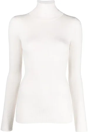 Gucci Strik, Dame, , L, Uld, Ribstrikket rullekravejumper