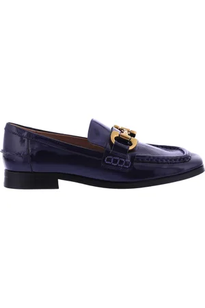 Bibi Lou Sko, Dame, Blå, 38 EU, Suede, Drew Naplack Loafer