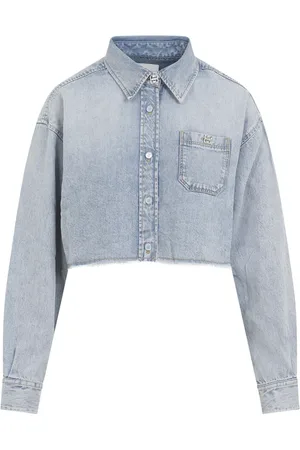 Givenchy Jakke, Dame, Blå, XS, Uld, Isblå Lyocell Skjorte