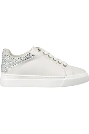Alma en Pena Sko, Dame, Hvid, 40 EU, Sneaker glitter sko