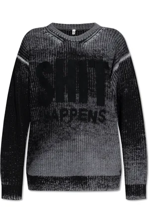 R13 Strik, Dame, Sort, M, Uld, Happens Boyfriend Sweater