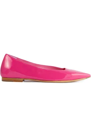 MARA BINI Sko, Dame, Lyserød, 37 1/2 EU, Læder, Fuchsia Patent Læder Ballerina Sko