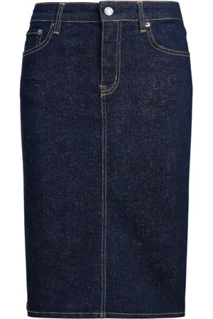 Ralph Lauren Nederdel, Dame, Blå, 2XS, Denim, Denim Nederdel