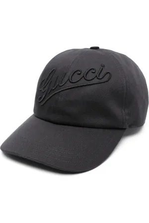 Gucci Tilbehør, unisex, Sort, L, Bomuld, Sort Bomulds Baseball Cap