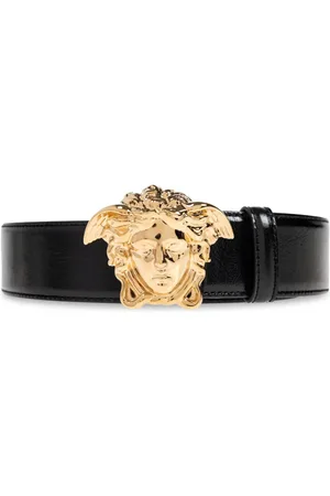 VERSACE Tilbehør, Herre, Sort, 100 CM, Læder, Læderbælte