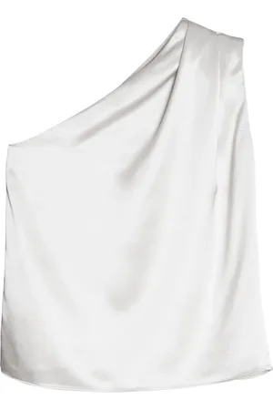 Ahlvar Gallery Top, Dame, Hvid, M, Satin, Satin tank