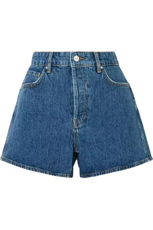ANINE BING Shorts, Dame, Blå, W26, Bomuld, Kat Shorts