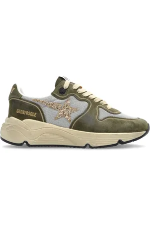 Golden Goose Sko, Dame, Grøn, 36 EU, Running Sole Sneakers