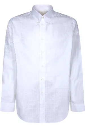 Givenchy Skjorte, Herre, Hvid, L, Bomuld, Bomuldsskjorte