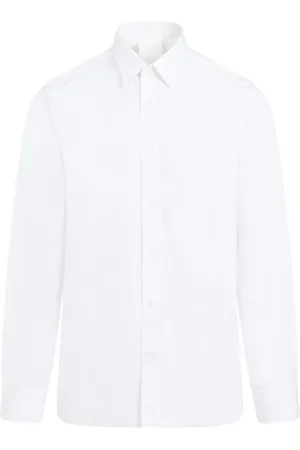 Givenchy Skjorte, Herre, Hvid, 3XS, Bomuld, Langærmet skjorte