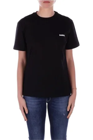BARROW Top, Dame, Sort, L, Bomuld, Logo T-shirt