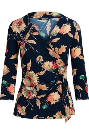 Ralph Lauren Bluser & Skjorter, Dame, Flerfarvet, M, Blomstret Bluse