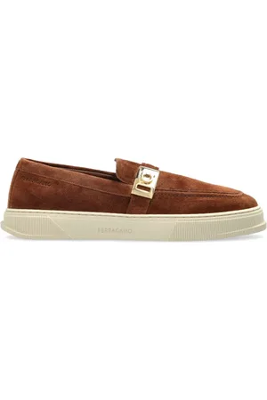 Salvatore Ferragamo Sko, Herre, Brun, 41 1/2 EU, Uld, Sko Brad